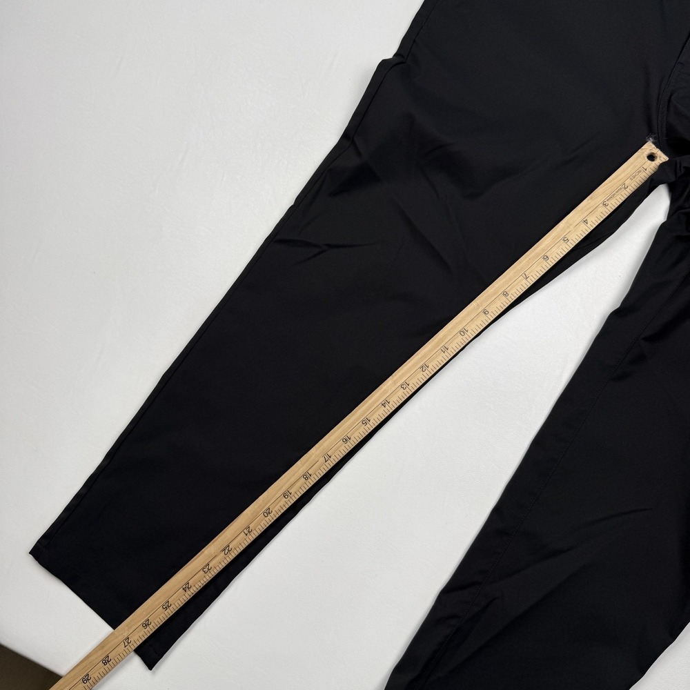 Jack Archer Pants Mens 33x28 Black Polyester Microfiber Chino Casual Travel - Picture 4 of 7